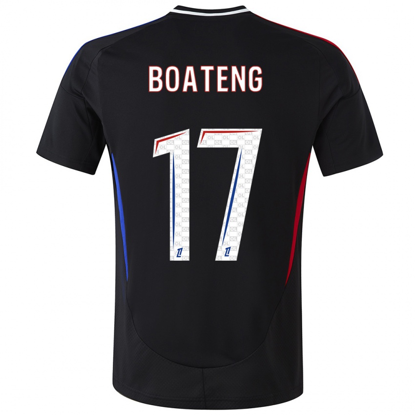 Kinderen Jerome Boateng #17 Zwart Uitshirt Uittenue 2024/25 T-Shirt