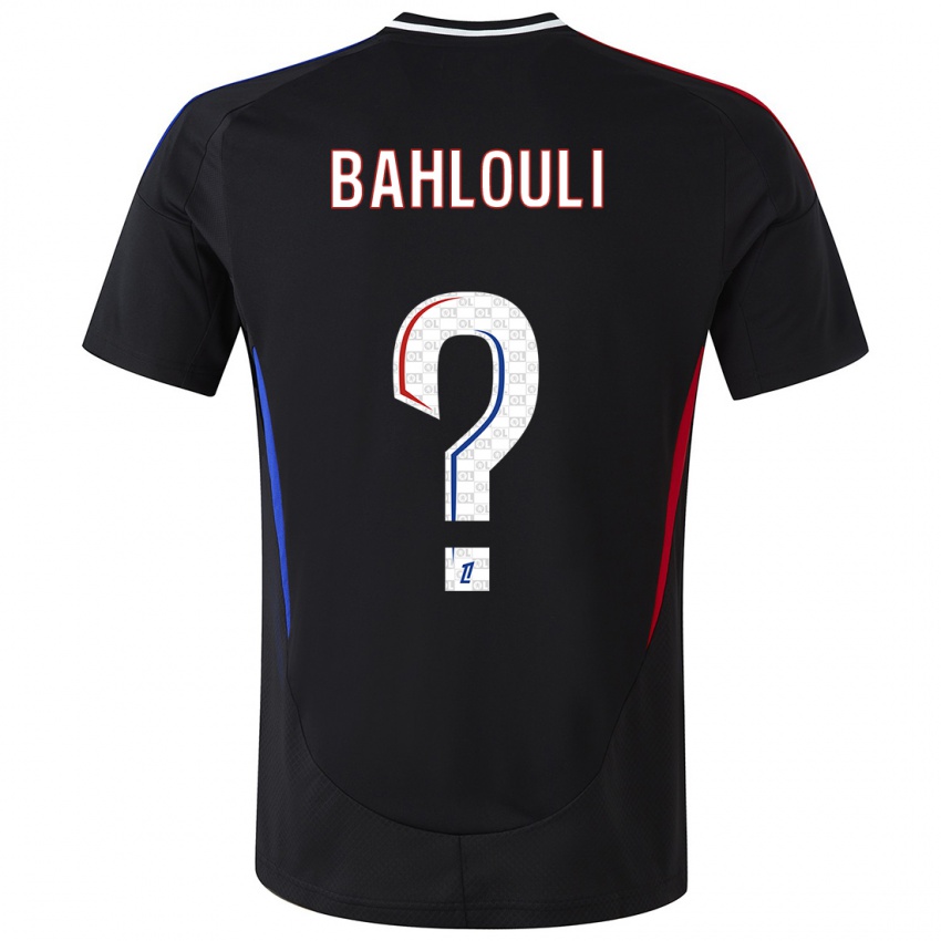 Kinderen Djibrail Bahlouli #0 Zwart Uitshirt Uittenue 2024/25 T-Shirt