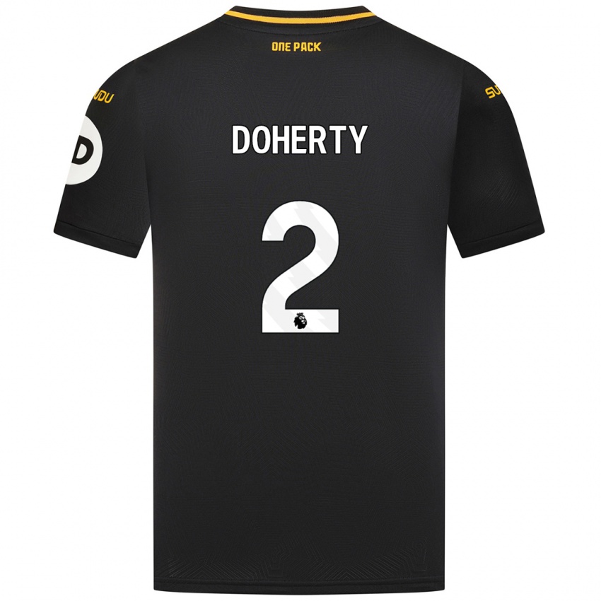 Kinderen Matt Doherty #2 Zwart Uitshirt Uittenue 2024/25 T-Shirt