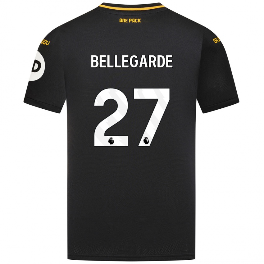 Kinderen Jean-Ricner Bellegarde #27 Zwart Uitshirt Uittenue 2024/25 T-Shirt