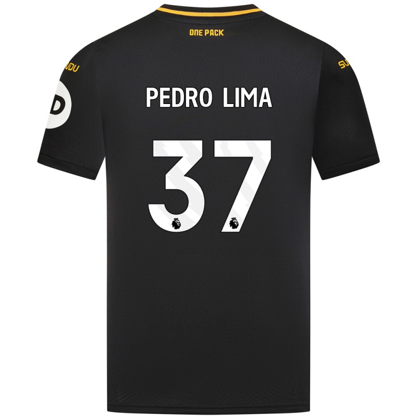 Kinderen Pedro Lima #37 Zwart Uitshirt Uittenue 2024/25 T-Shirt