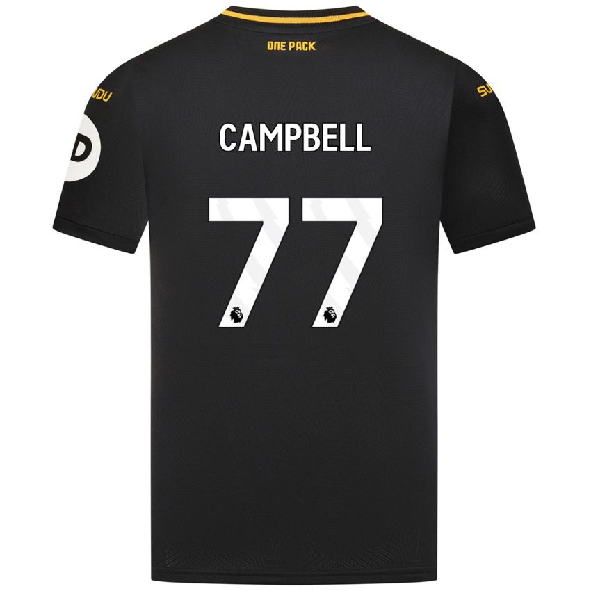 Kinderen Chem Campbell #77 Zwart Uitshirt Uittenue 2024/25 T-Shirt