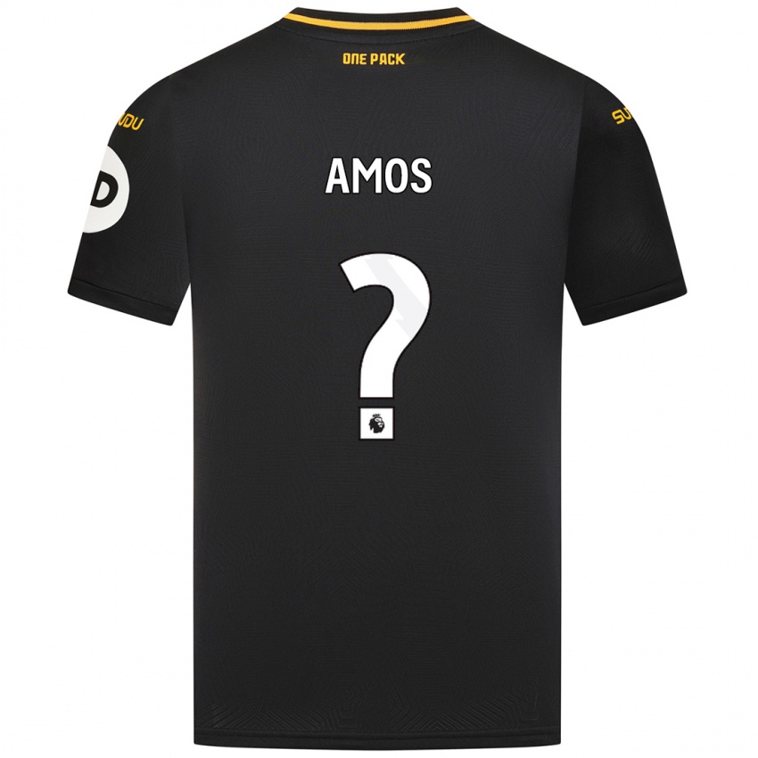 Kinderen Stan Amos #0 Zwart Uitshirt Uittenue 2024/25 T-Shirt