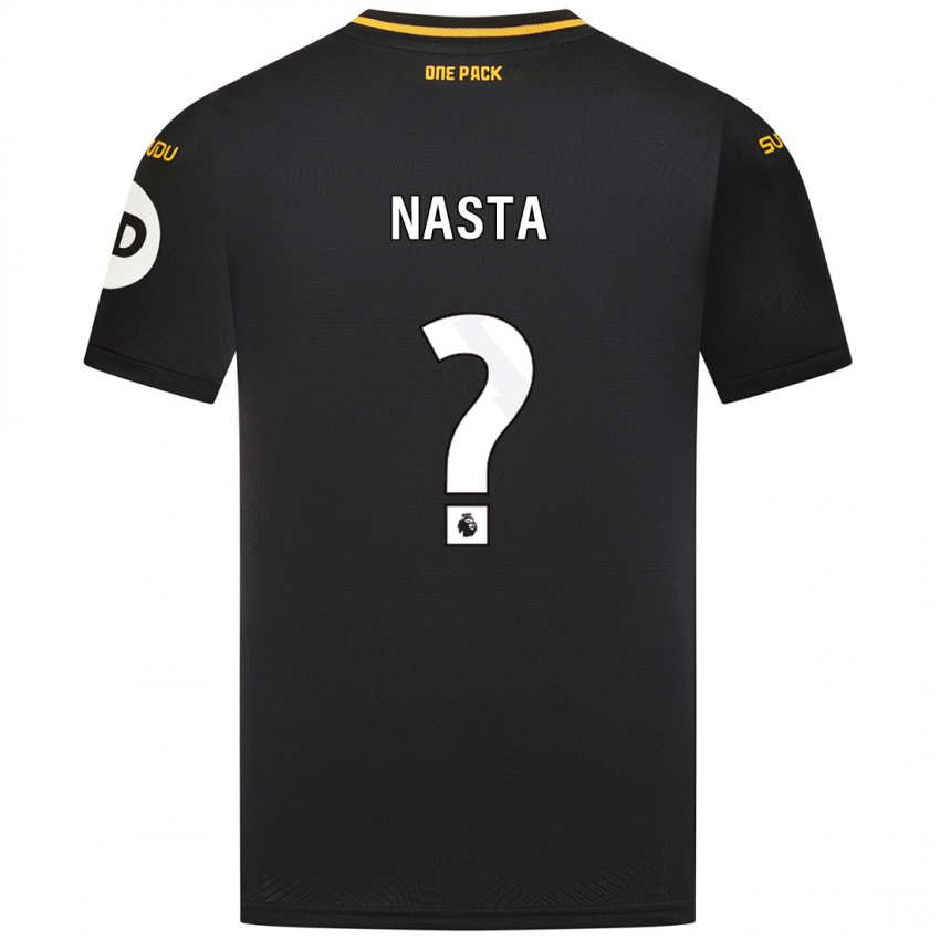 Kinderen Arthur Nasta #0 Zwart Uitshirt Uittenue 2024/25 T-Shirt