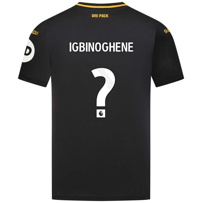 Kinderen Testimony Igbinoghene #0 Zwart Uitshirt Uittenue 2024/25 T-Shirt