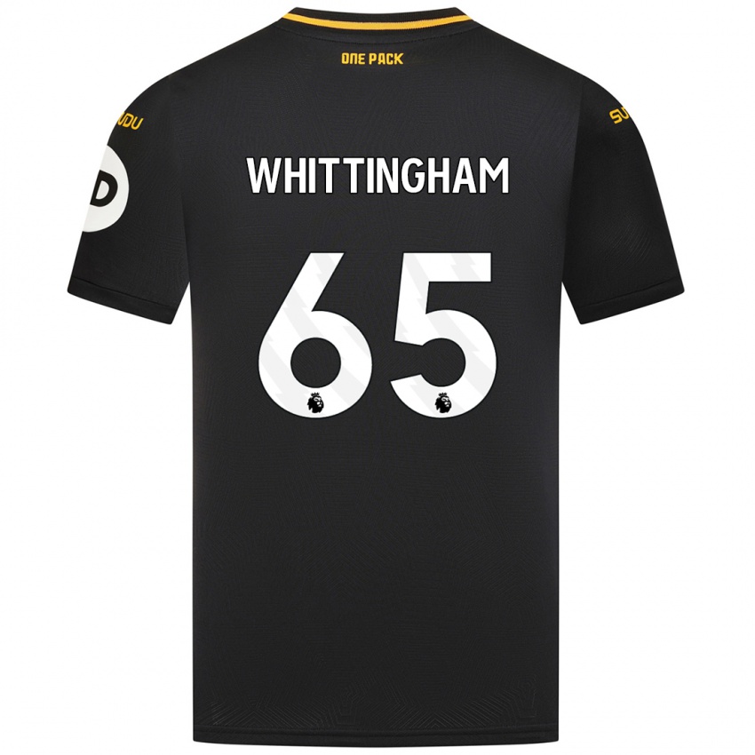 Kinderen Matthew Whittingham #65 Zwart Uitshirt Uittenue 2024/25 T-Shirt