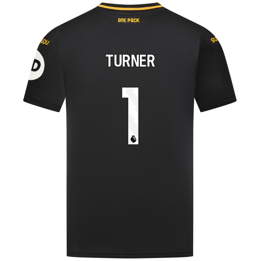 Kinderen Shannon Turner #1 Zwart Uitshirt Uittenue 2024/25 T-Shirt