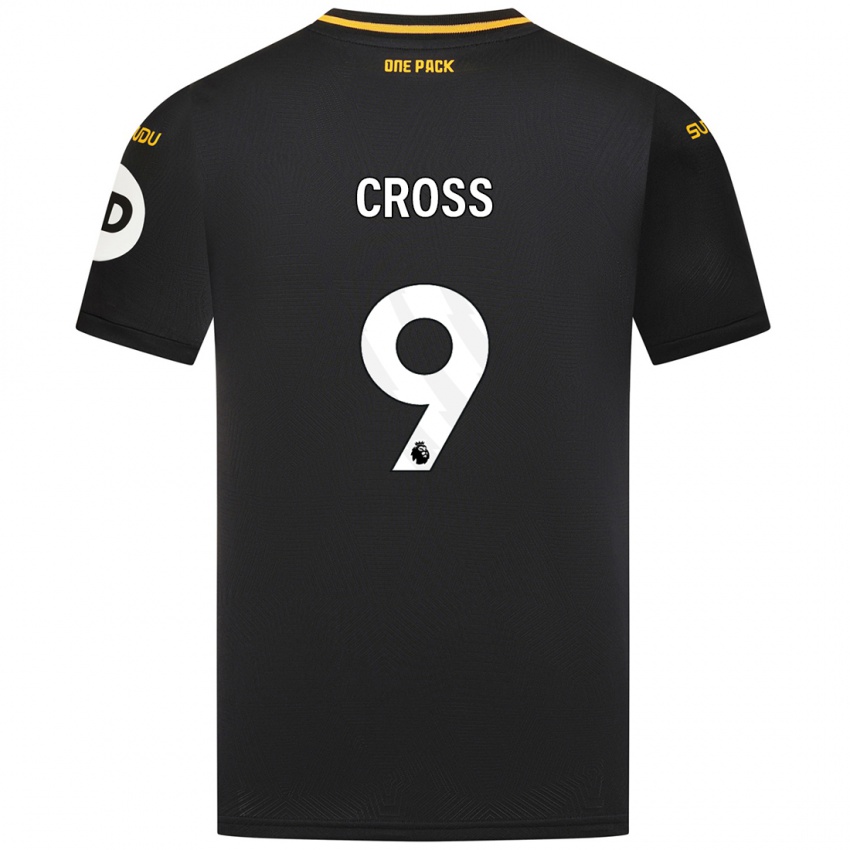 Kinderen Jade Cross #9 Zwart Uitshirt Uittenue 2024/25 T-Shirt