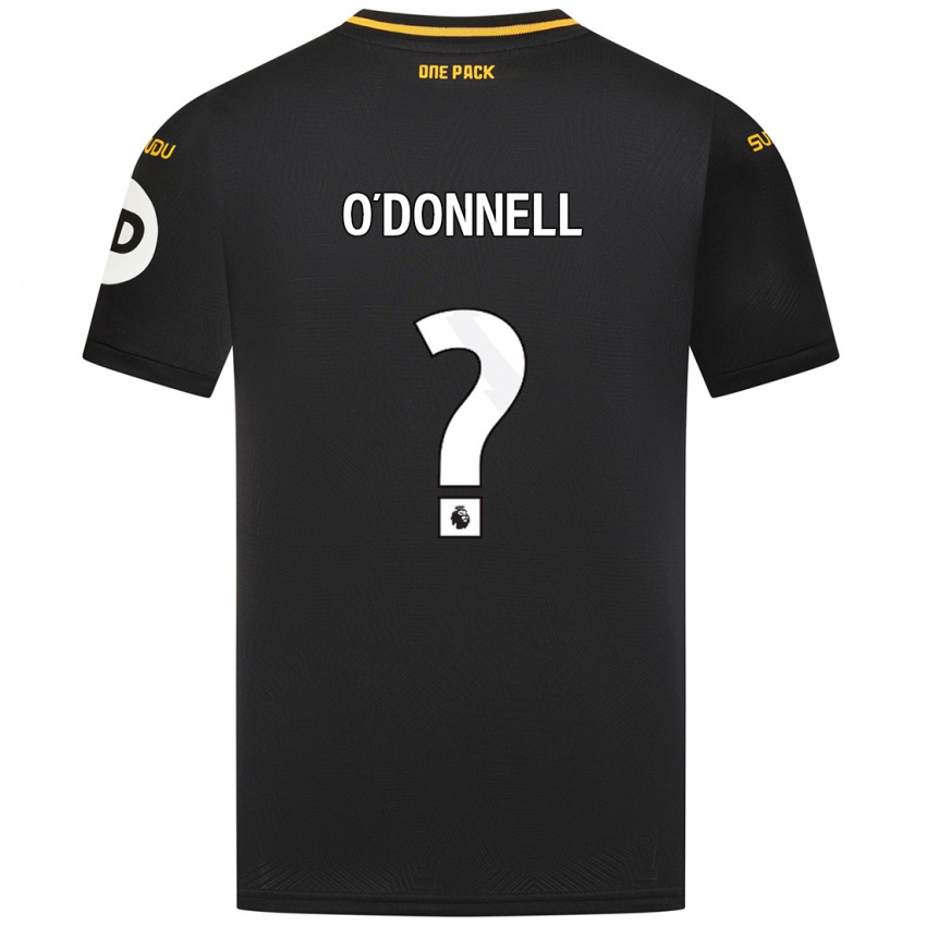 Kinderen Luke O'donnell #0 Zwart Uitshirt Uittenue 2024/25 T-Shirt