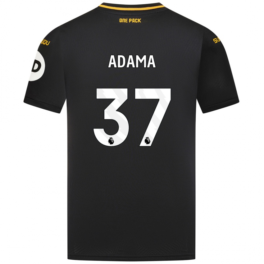 Kinderen Adama Traore #37 Zwart Uitshirt Uittenue 2024/25 T-Shirt