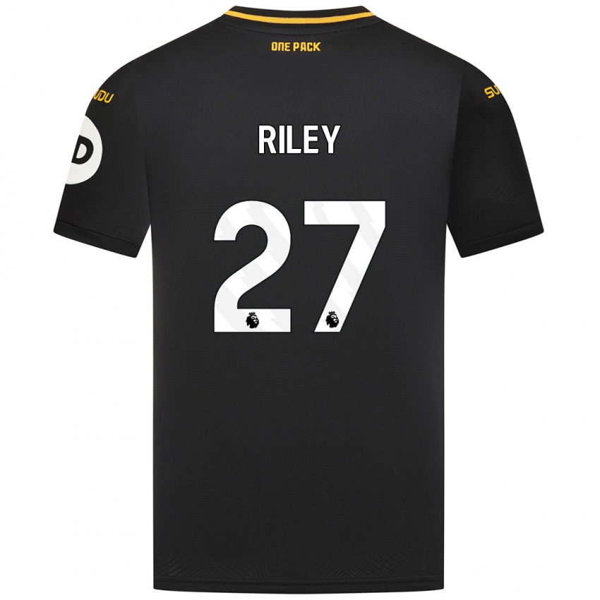 Kinderen Lauren Riley #27 Zwart Uitshirt Uittenue 2024/25 T-Shirt