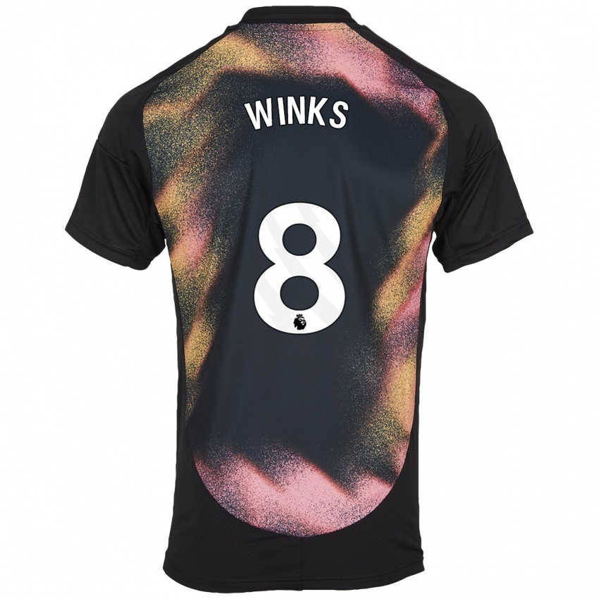 Kinderen Harry Winks #8 Zwart Wit Uitshirt Uittenue 2024/25 T-Shirt