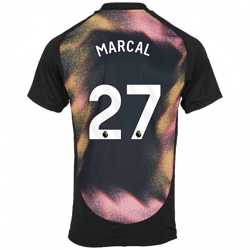 Kinderen Wanya Marçal #27 Zwart Wit Uitshirt Uittenue 2024/25 T-Shirt