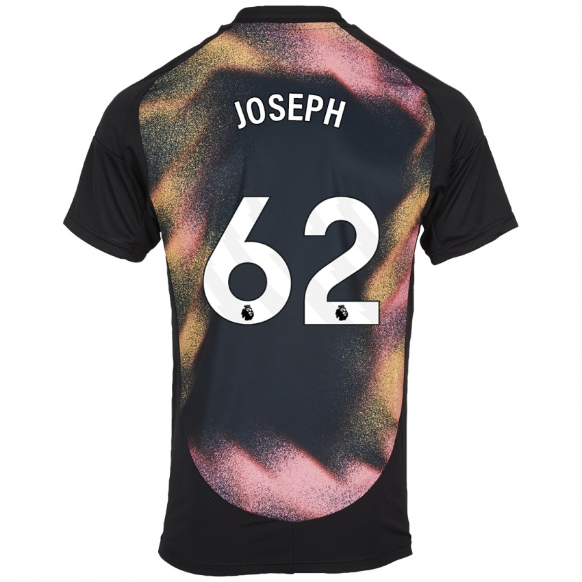 Kinderen Jayden Joseph #62 Zwart Wit Uitshirt Uittenue 2024/25 T-Shirt