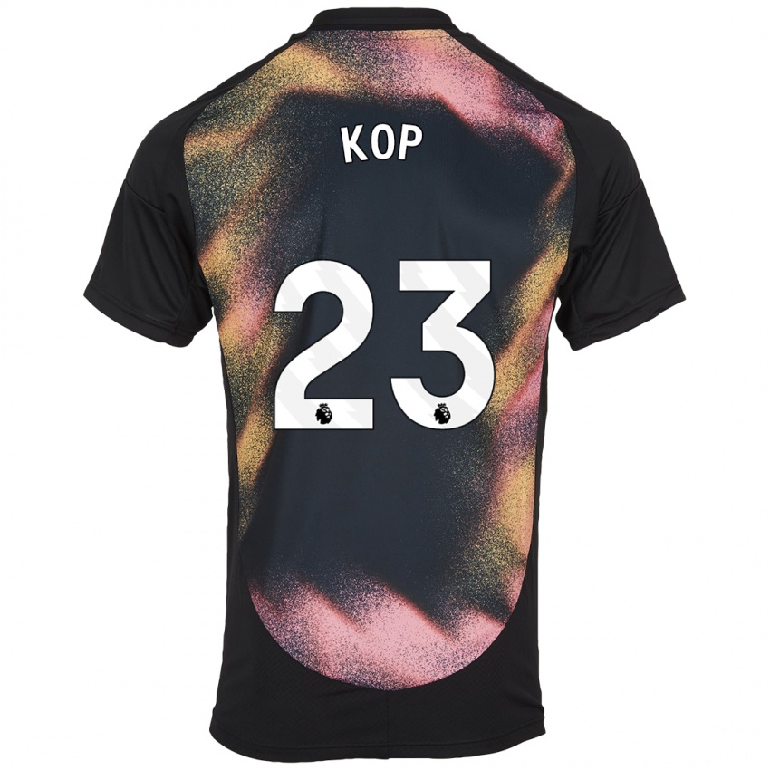 Kinderen Lize Kop #23 Zwart Wit Uitshirt Uittenue 2024/25 T-Shirt