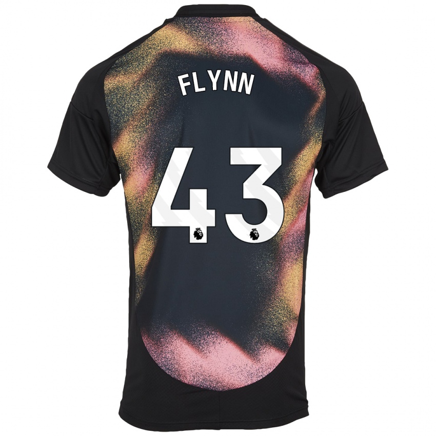 Kinderen Shane Flynn #43 Zwart Wit Uitshirt Uittenue 2024/25 T-Shirt