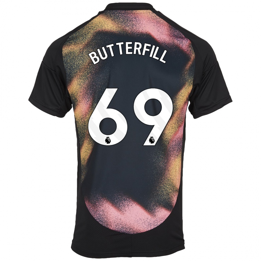 Kinderen Jack Butterfill #69 Zwart Wit Uitshirt Uittenue 2024/25 T-Shirt