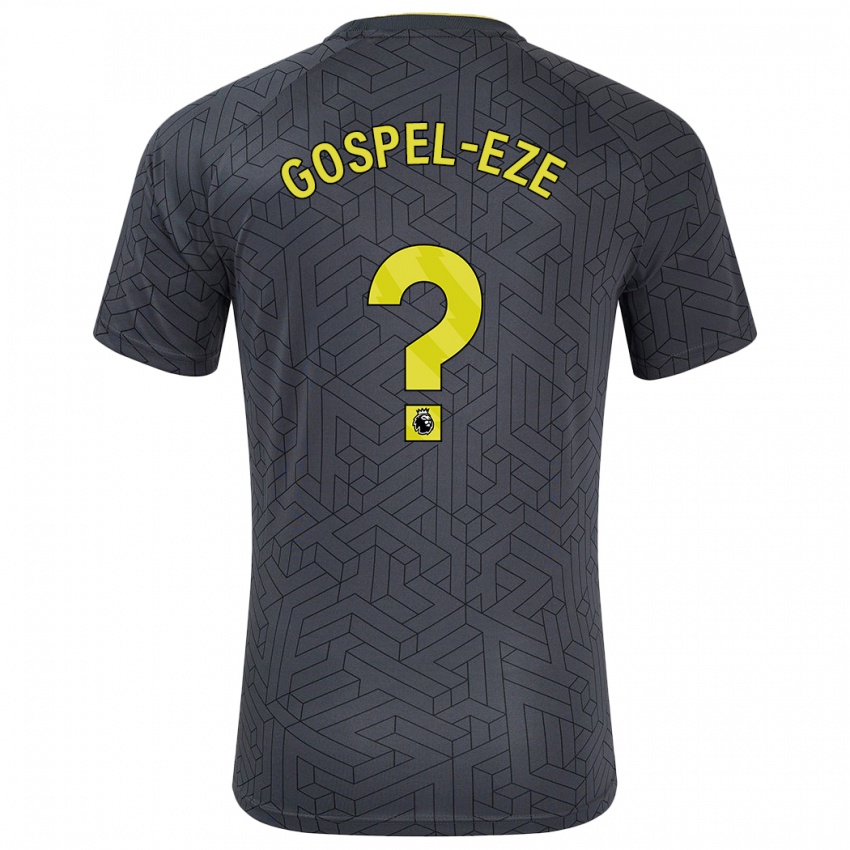 Kinderen Goodness Gospel-Eze #0 Zwart Geel Uitshirt Uittenue 2024/25 T-Shirt