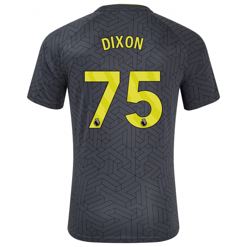 Kinderen Roman Dixon #75 Zwart Geel Uitshirt Uittenue 2024/25 T-Shirt