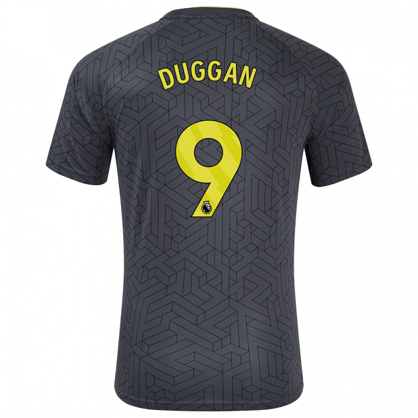 Kinderen Toni Duggan #9 Zwart Geel Uitshirt Uittenue 2024/25 T-Shirt