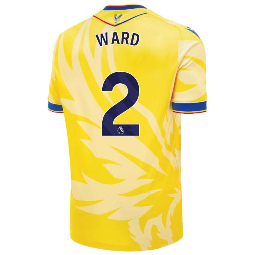 Kinderen Joel Ward #2 Geel Uitshirt Uittenue 2024/25 T-Shirt