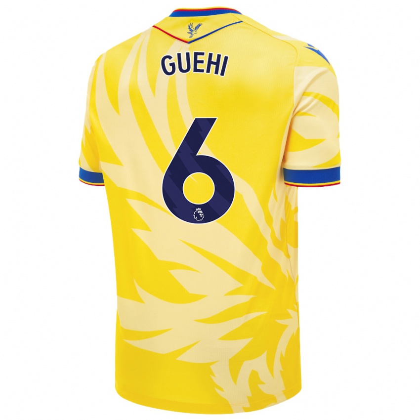 Kinderen Marc Guéhi #6 Geel Uitshirt Uittenue 2024/25 T-Shirt