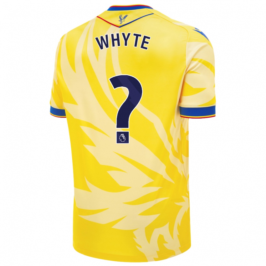 Kinderen Tyler Whyte #0 Geel Uitshirt Uittenue 2024/25 T-Shirt