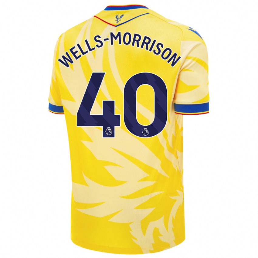 Kinderen Jack Wells-Morrison #40 Geel Uitshirt Uittenue 2024/25 T-Shirt