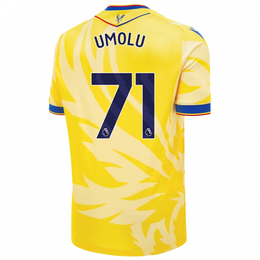 Kinderen Jemiah Umolu #71 Geel Uitshirt Uittenue 2024/25 T-Shirt