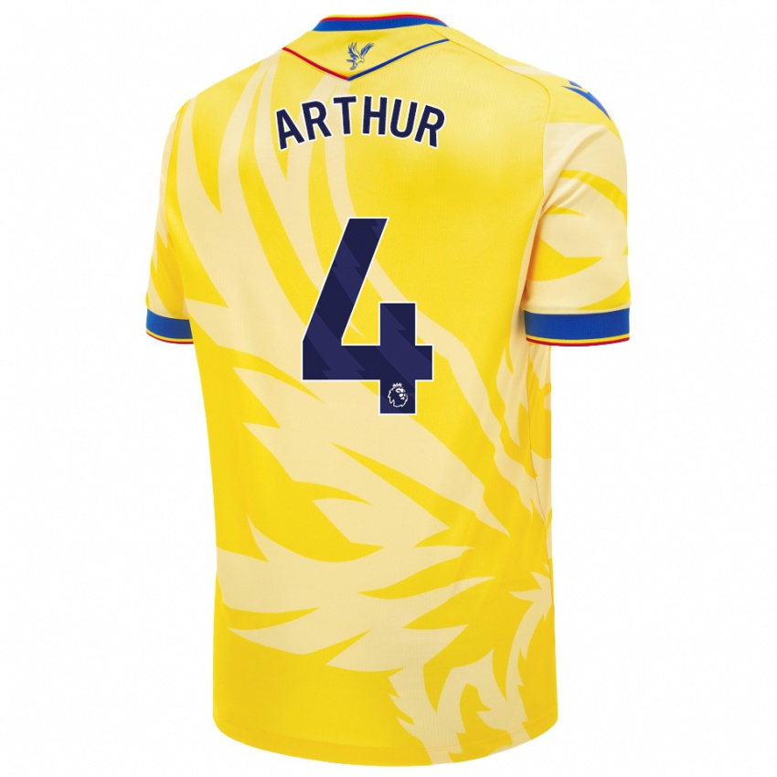 Kinderen Chloe Arthur #4 Geel Uitshirt Uittenue 2024/25 T-Shirt