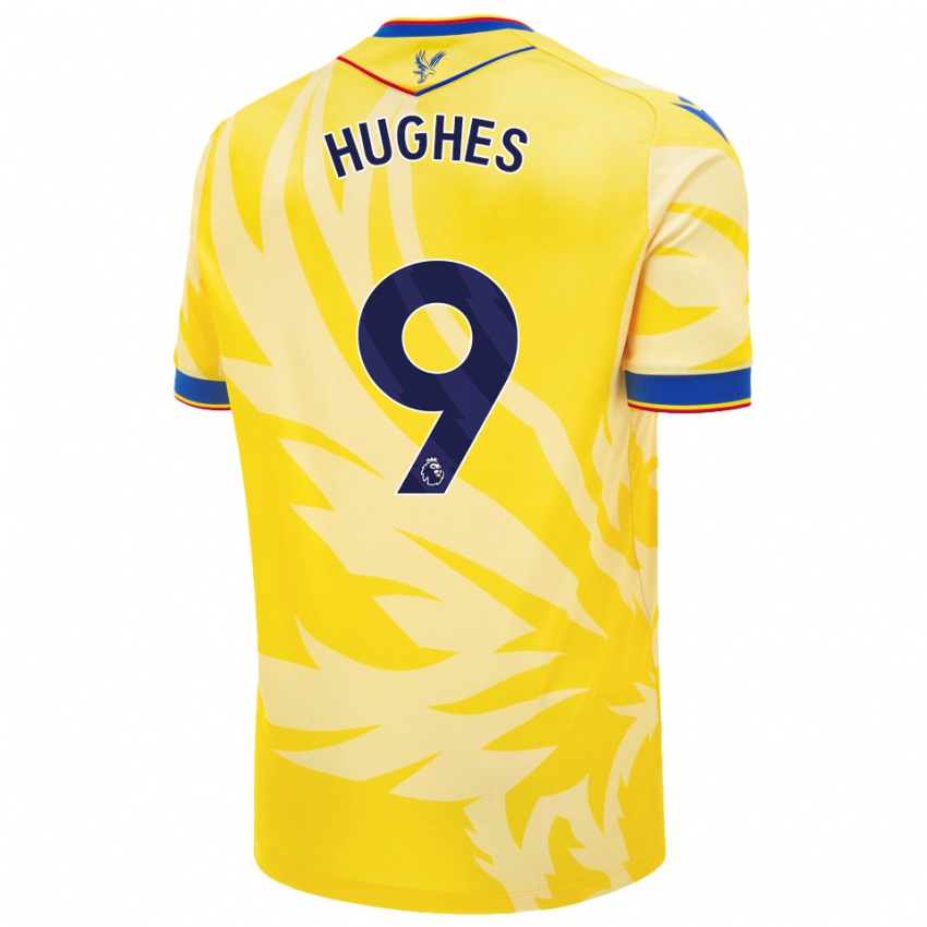 Kinderen Elise Hughes #9 Geel Uitshirt Uittenue 2024/25 T-Shirt