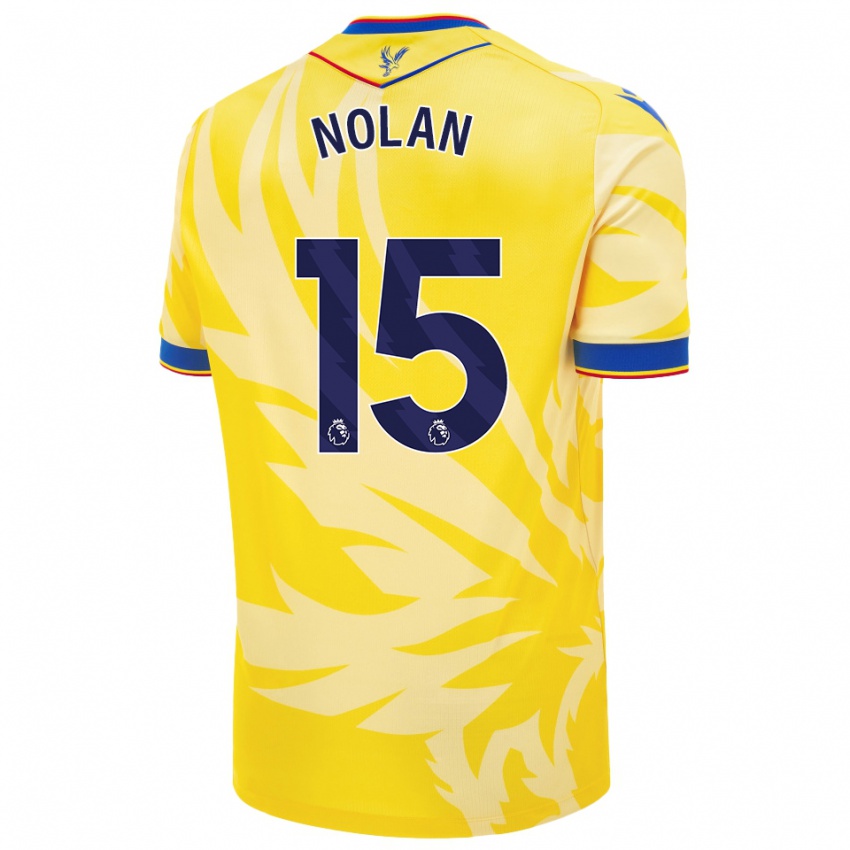 Kinderen Hayley Nolan #15 Geel Uitshirt Uittenue 2024/25 T-Shirt