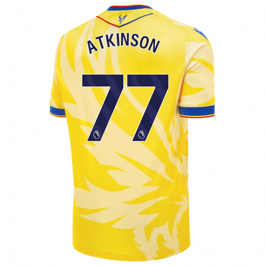 Kinderen Isibeal Atkinson #77 Geel Uitshirt Uittenue 2024/25 T-Shirt