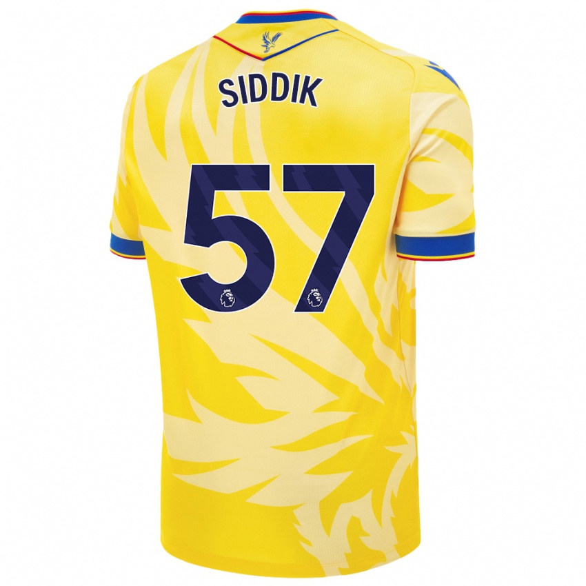 Kinderen Cardo Siddik #57 Geel Uitshirt Uittenue 2024/25 T-Shirt