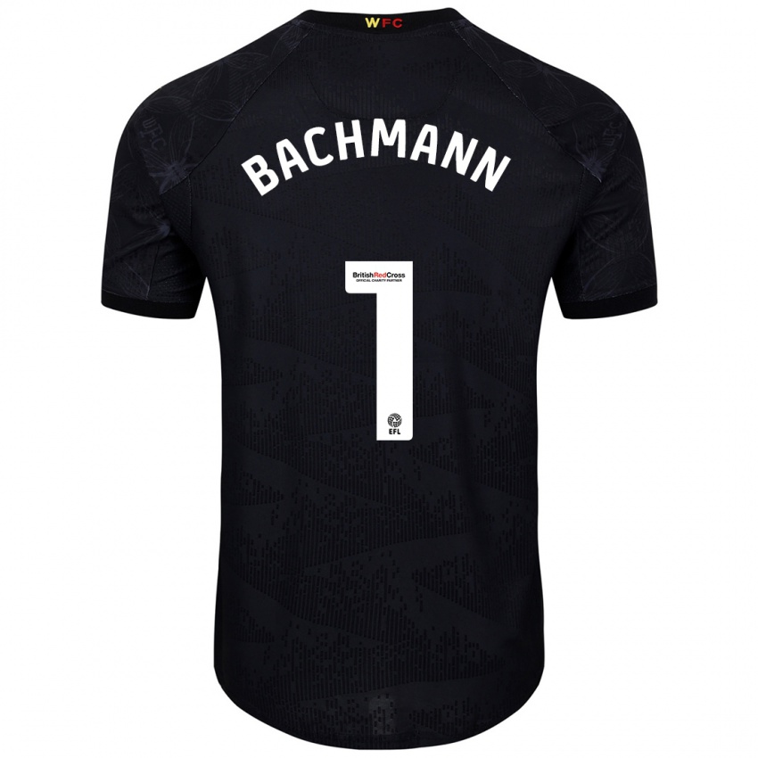 Kinderen Daniel Bachmann #1 Zwart Wit Uitshirt Uittenue 2024/25 T-Shirt