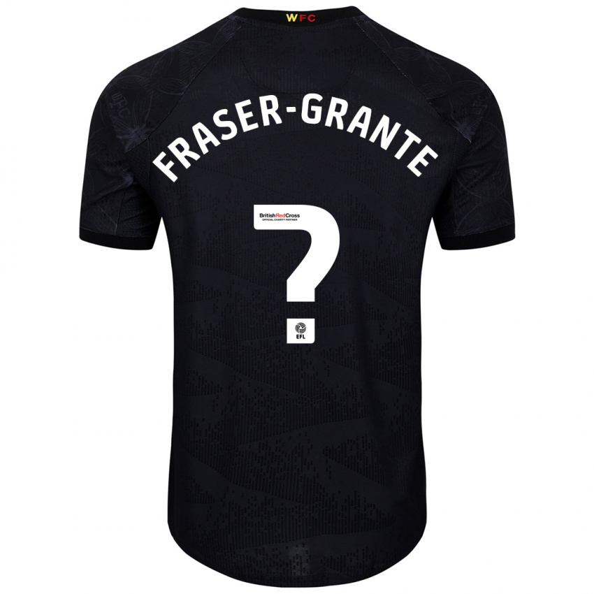 Kinderen Zak Fraser-Grante #0 Zwart Wit Uitshirt Uittenue 2024/25 T-Shirt