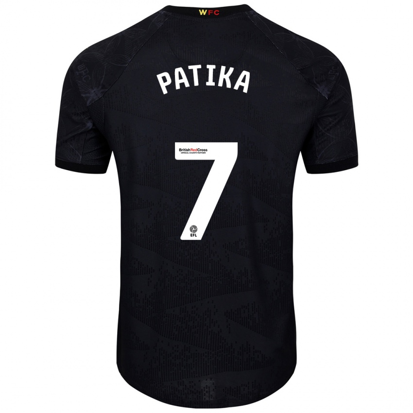 Kinderen Glebs Patika #7 Zwart Wit Uitshirt Uittenue 2024/25 T-Shirt