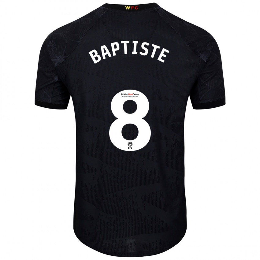 Kinderen Bianca Baptiste #8 Zwart Wit Uitshirt Uittenue 2024/25 T-Shirt