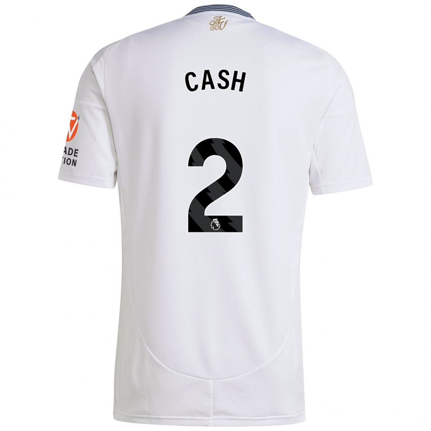 Kinderen Matty Cash #2 Wit Uitshirt Uittenue 2024/25 T-Shirt