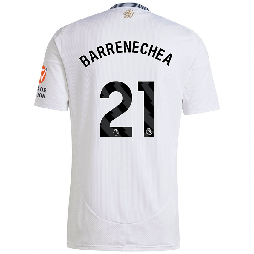 Kinderen Enzo Barrenechea #21 Wit Uitshirt Uittenue 2024/25 T-Shirt