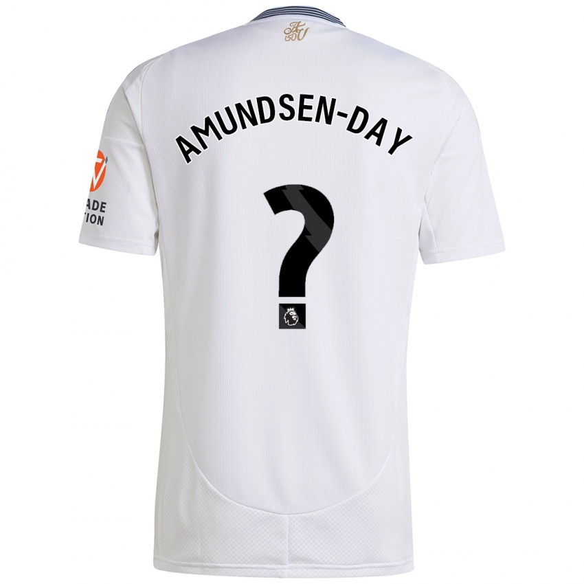 Kinderen Ethan Amundsen-Day #0 Wit Uitshirt Uittenue 2024/25 T-Shirt