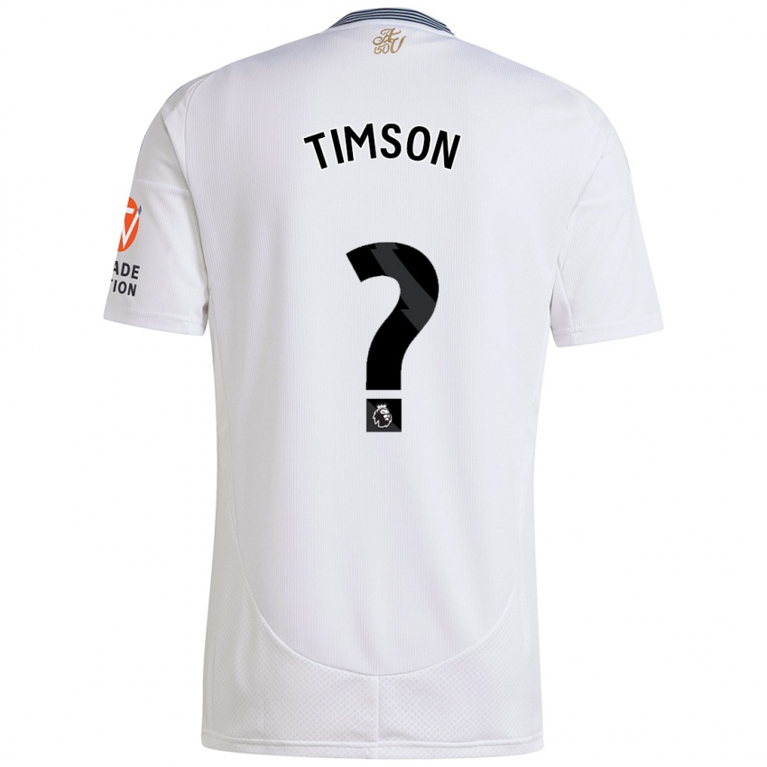 Kinderen Nile Timson #0 Wit Uitshirt Uittenue 2024/25 T-Shirt