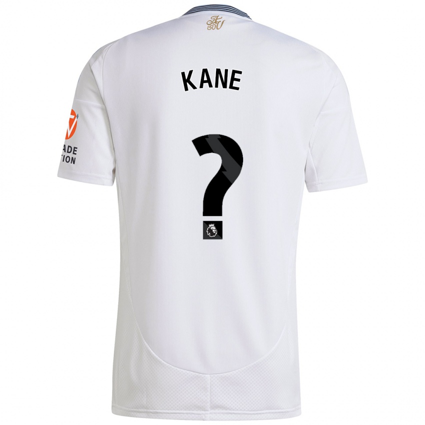 Kinderen Kane Taylor #0 Wit Uitshirt Uittenue 2024/25 T-Shirt