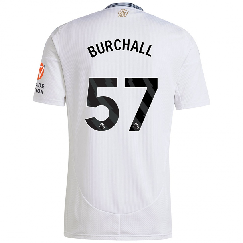 Kinderen Ajani Burchall #57 Wit Uitshirt Uittenue 2024/25 T-Shirt