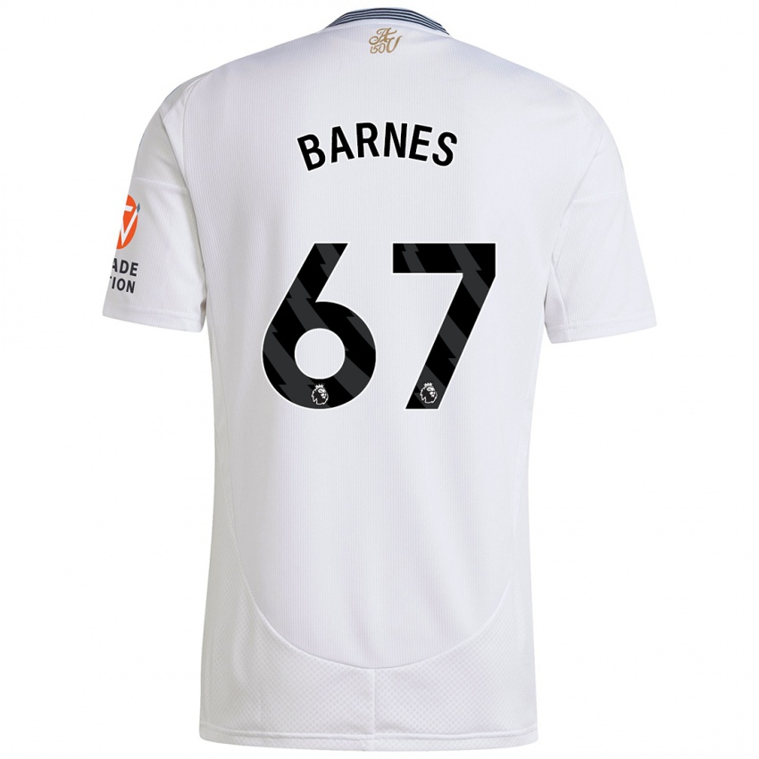 Kinderen Mikell Barnes #67 Wit Uitshirt Uittenue 2024/25 T-Shirt