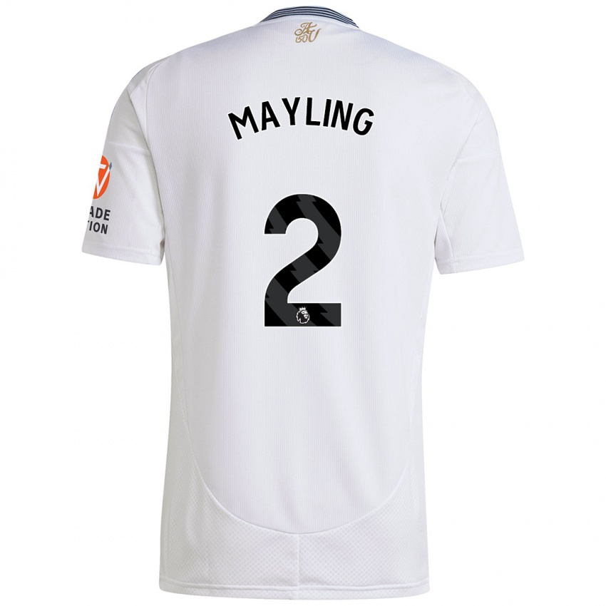 Kinderen Sarah Mayling #2 Wit Uitshirt Uittenue 2024/25 T-Shirt