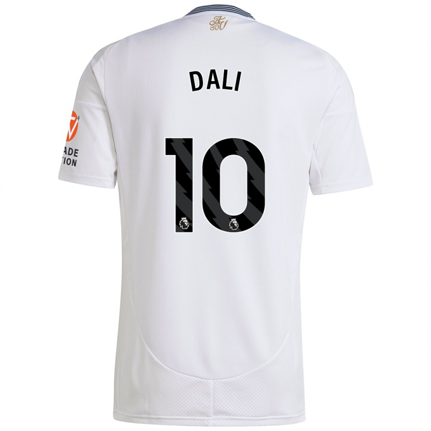 Kinderen Kenza Dali #10 Wit Uitshirt Uittenue 2024/25 T-Shirt