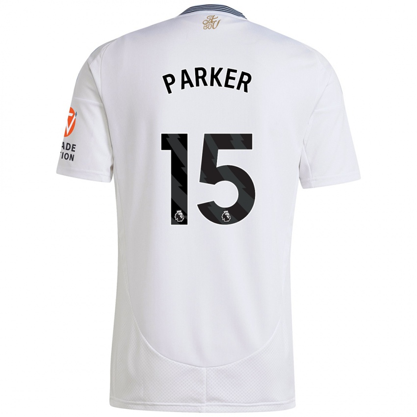 Kinderen Lucy Parker #15 Wit Uitshirt Uittenue 2024/25 T-Shirt