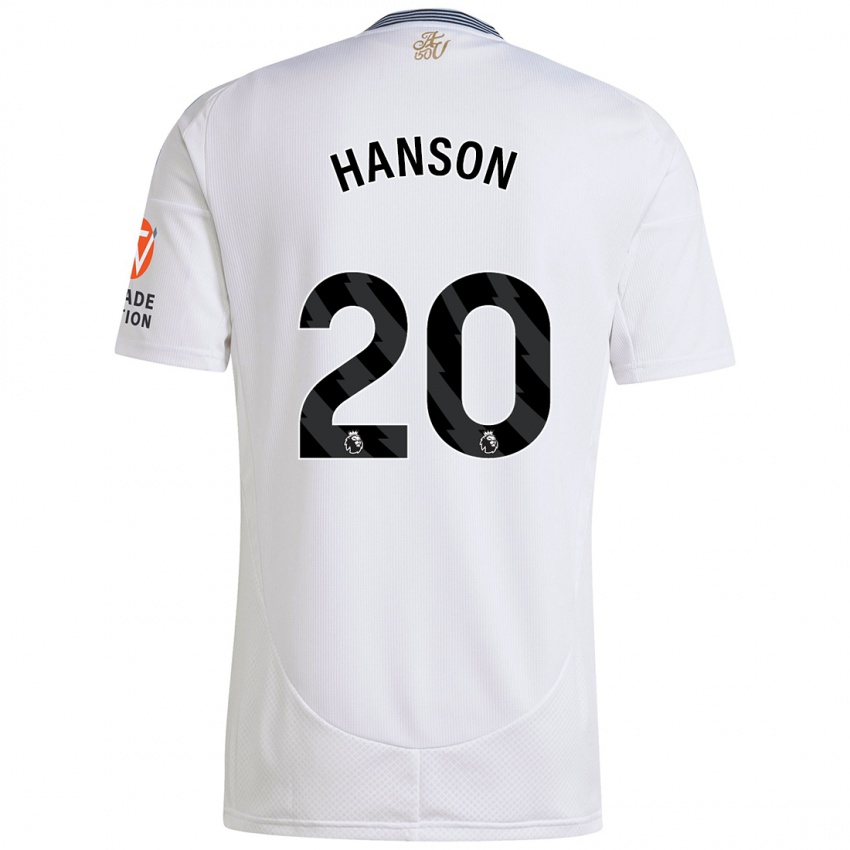 Kinderen Kirsty Hanson #20 Wit Uitshirt Uittenue 2024/25 T-Shirt