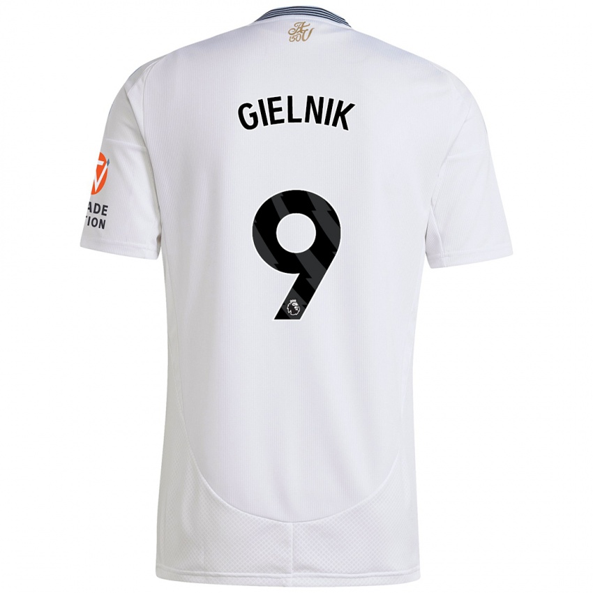 Kinderen Emily Gielnik #9 Wit Uitshirt Uittenue 2024/25 T-Shirt